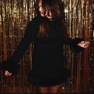 Show Me Your MuMu Black Ribbed Two Piece Set